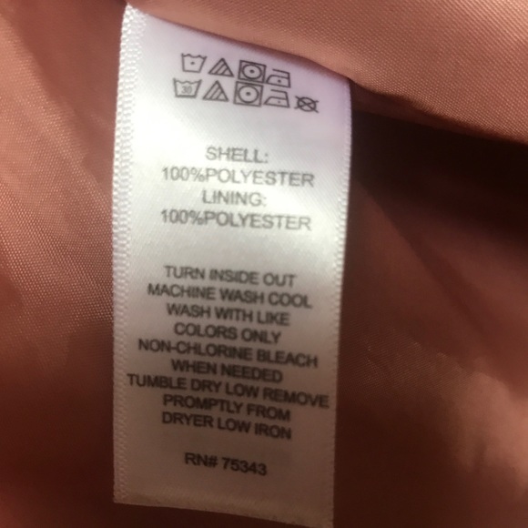 3T Girls Light Pink Button-Up Jacket - Picture 3 of 5